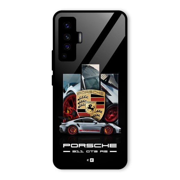 Magnificent Supercar Glass Back Case for Vivo X50