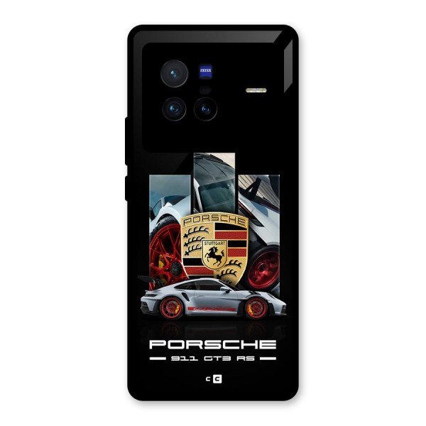 Magnificent Supercar Glass Back Case for Vivo X80