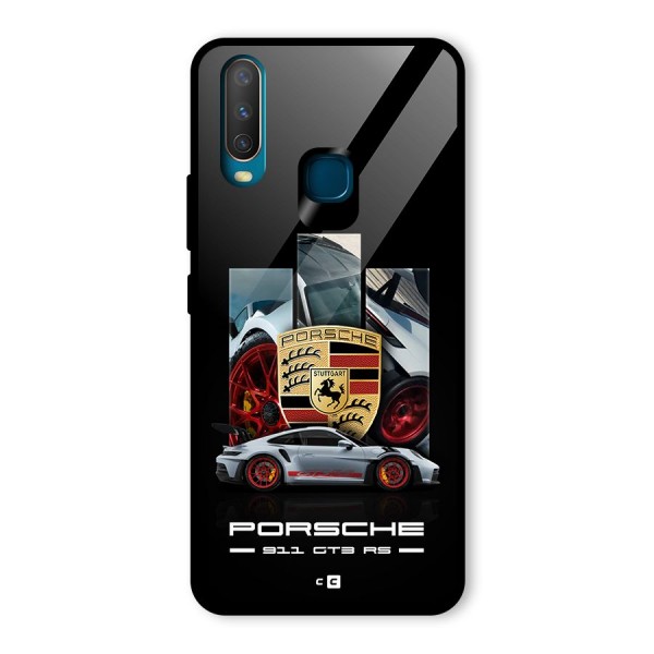 Magnificent Supercar Glass Back Case for Vivo Y12