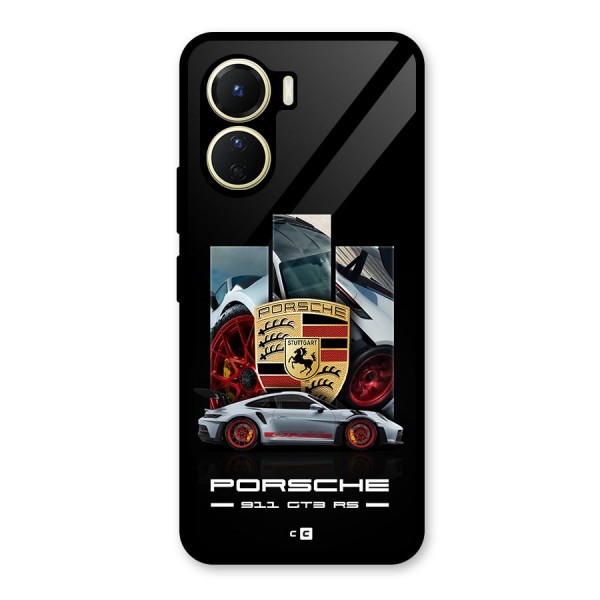 Magnificent Supercar Glass Back Case for Vivo Y16