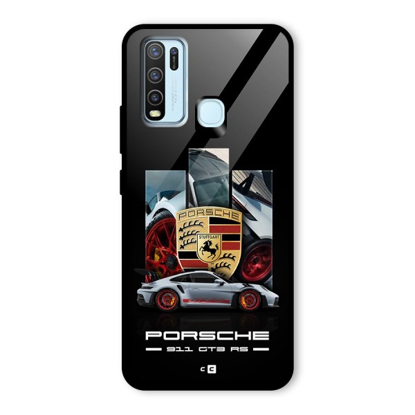 Magnificent Supercar Glass Back Case for Vivo Y50