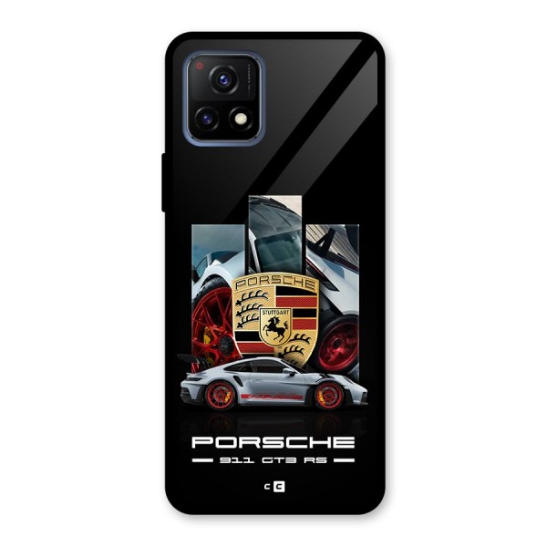 Magnificent Supercar Glass Back Case for Vivo Y72 5G