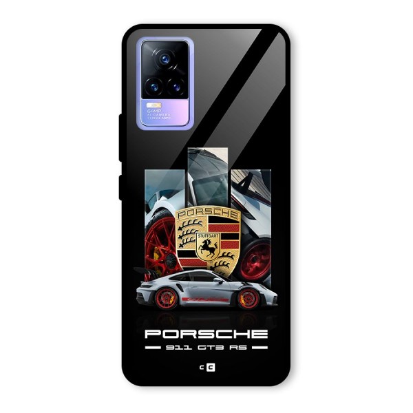 Magnificent Supercar Glass Back Case for Vivo Y73