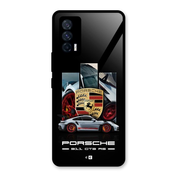 Magnificent Supercar Glass Back Case for Vivo iQOO 7 5G