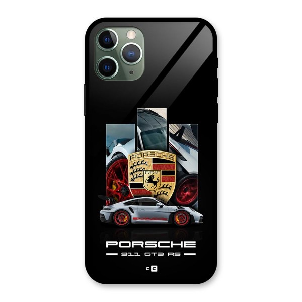 Magnificent Supercar Glass Back Case for iPhone 11 Pro