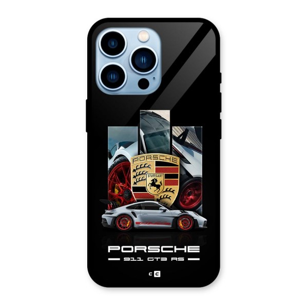 Magnificent Supercar Glass Back Case for iPhone 13 Pro