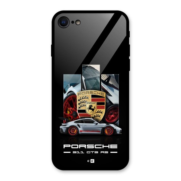 Magnificent Supercar Glass Back Case for iPhone 8