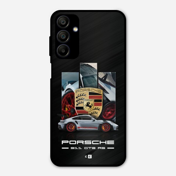 Magnificent Supercar Metal Back Case for Galaxy A15 5G