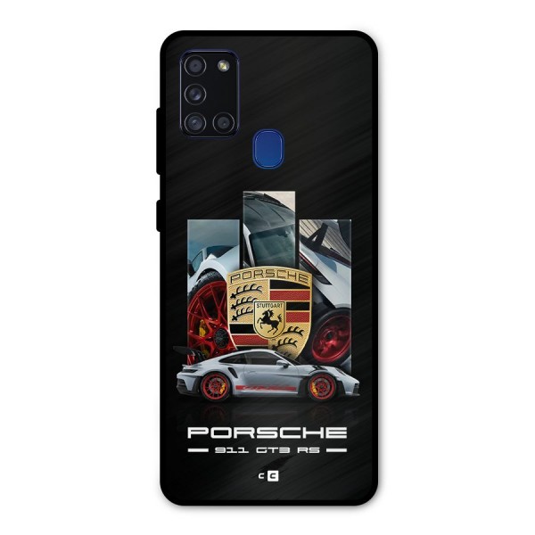 Magnificent Supercar Metal Back Case for Galaxy A21s