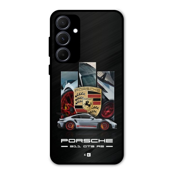 Magnificent Supercar Metal Back Case for Galaxy A35