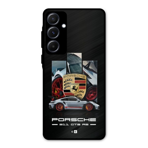 Magnificent Supercar Metal Back Case for Galaxy A55