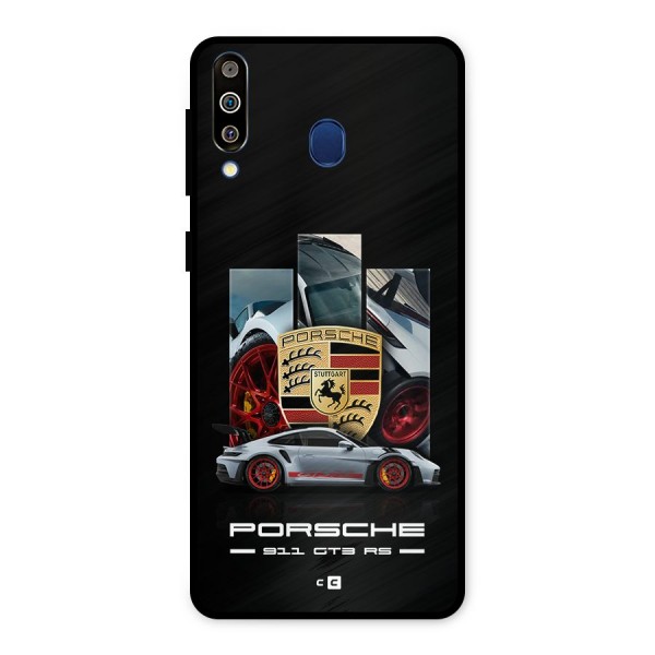 Magnificent Supercar Metal Back Case for Galaxy M30