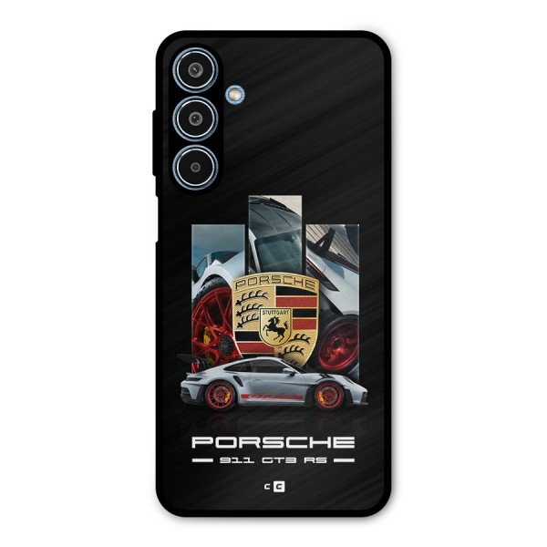 Magnificent Supercar Metal Back Case for Galaxy M35