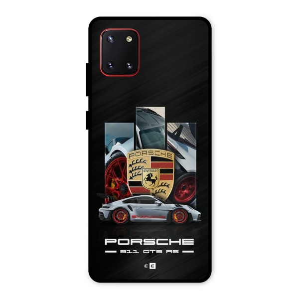 Magnificent Supercar Metal Back Case for Galaxy Note 10 Lite