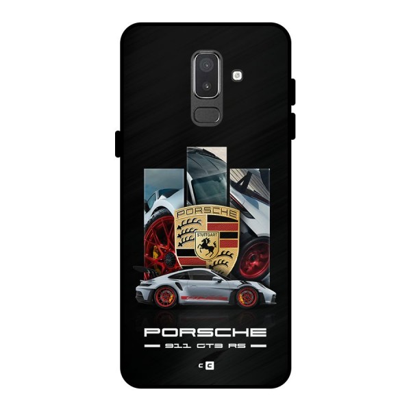 Magnificent Supercar Metal Back Case for Galaxy On8 (2018)