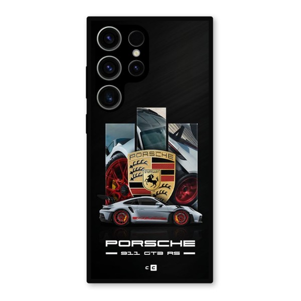 Magnificent Supercar Metal Back Case for Galaxy S23 Ultra