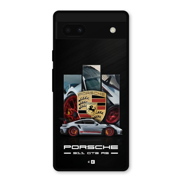 Magnificent Supercar Metal Back Case for Google Pixel 6a