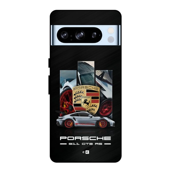 Magnificent Supercar Metal Back Case for Google Pixel 8 Pro