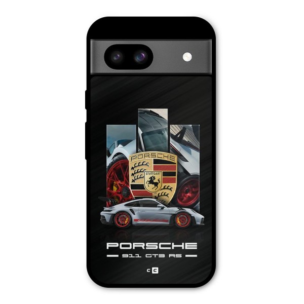 Magnificent Supercar Metal Back Case for Google Pixel 8a