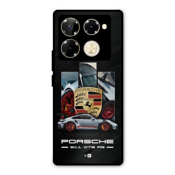 Magnificent Supercar Metal Back Case for Infinix Note 40 Pro