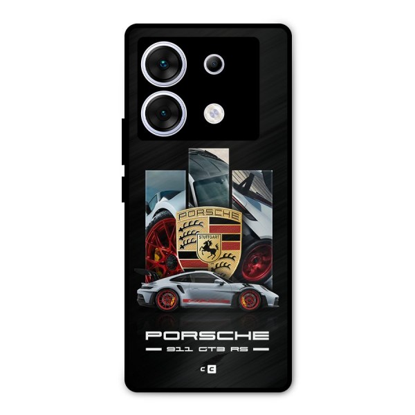 Magnificent Supercar Metal Back Case for Infinix Zero 30 5G