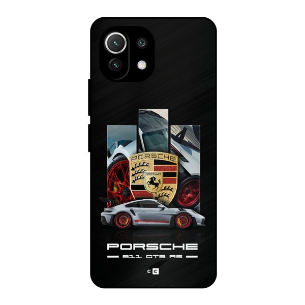 Magnificent Supercar Metal Back Case for Mi 11 Lite