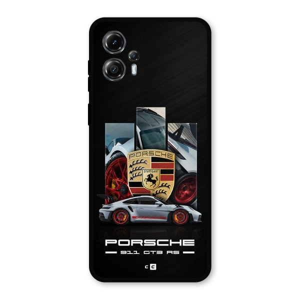 Magnificent Supercar Metal Back Case for Moto G13