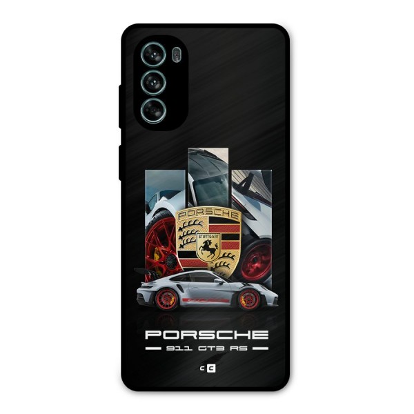 Magnificent Supercar Metal Back Case for Moto G62