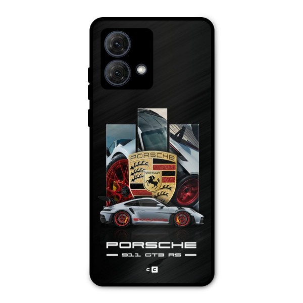 Magnificent Supercar Metal Back Case for Moto G84