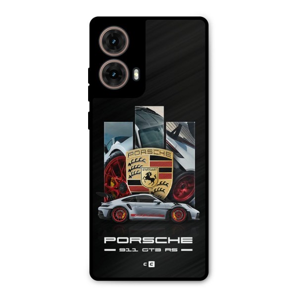 Magnificent Supercar Metal Back Case for Moto G85