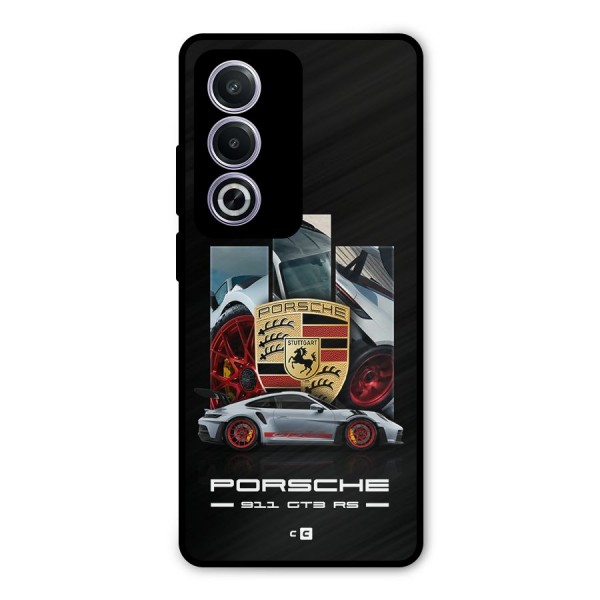 Magnificent Supercar Metal Back Case for Oppo A3 Pro