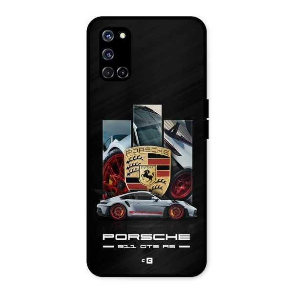 Magnificent Supercar Metal Back Case for Oppo A52