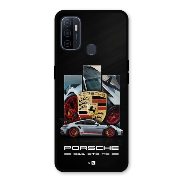 Magnificent Supercar Metal Back Case for Oppo A53