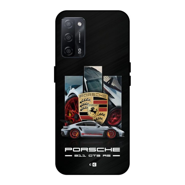 Magnificent Supercar Metal Back Case for Oppo A53s 5G