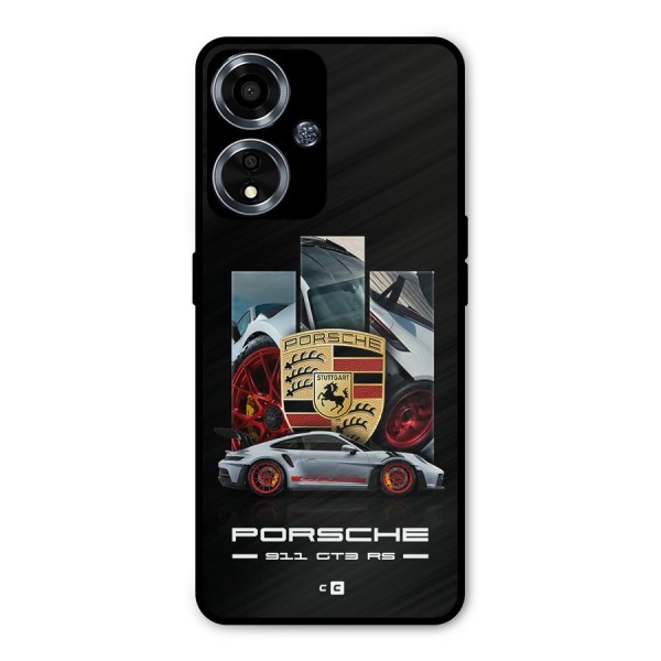 Magnificent Supercar Metal Back Case for Oppo A59