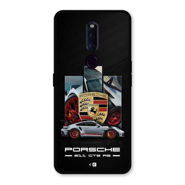 Magnificent Supercar Metal Back Case for Oppo F11 Pro