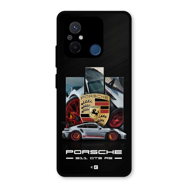 Magnificent Supercar Metal Back Case for Poco C55