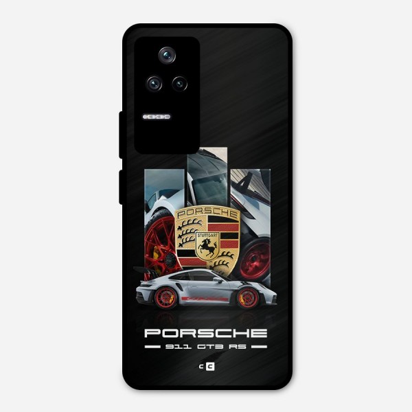 Magnificent Supercar Metal Back Case for Poco F4 5G