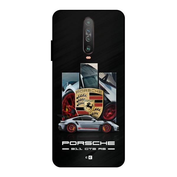 Magnificent Supercar Metal Back Case for Poco X2