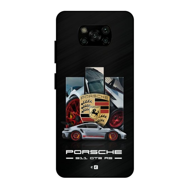 Magnificent Supercar Metal Back Case for Poco X3