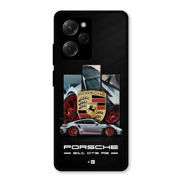 Magnificent Supercar Metal Back Case for Poco X5 Pro