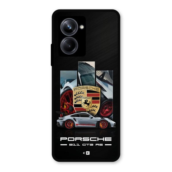 Magnificent Supercar Metal Back Case for Realme 10 Pro