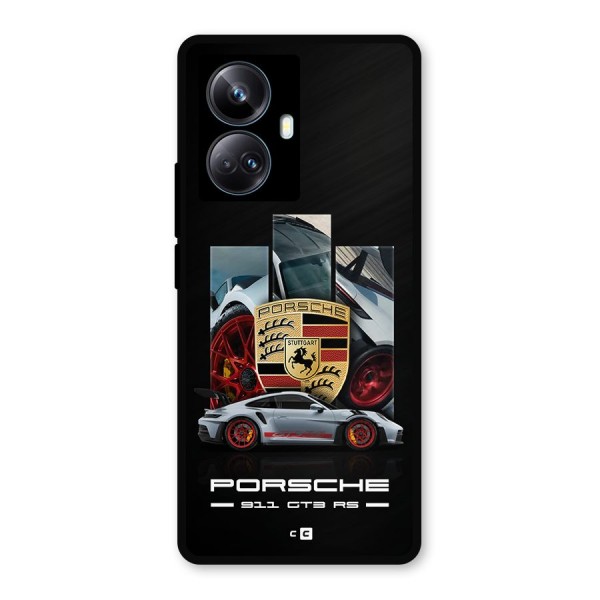 Magnificent Supercar Metal Back Case for Realme 10 Pro Plus