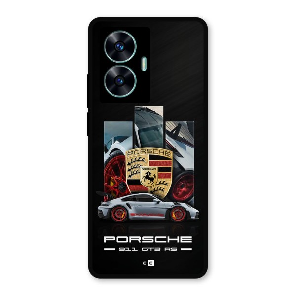 Magnificent Supercar Metal Back Case for Realme C55