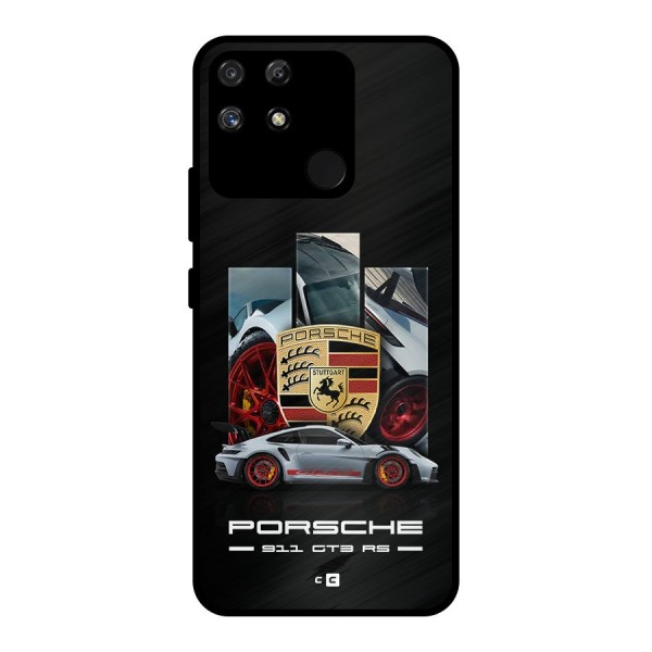 Magnificent Supercar Metal Back Case for Realme Narzo 50A