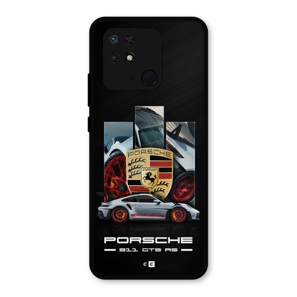 Magnificent Supercar Metal Back Case for Redmi 10