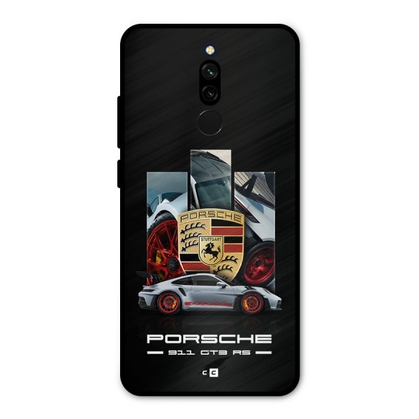 Magnificent Supercar Metal Back Case for Redmi 8