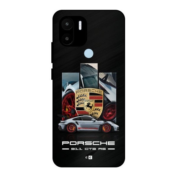 Magnificent Supercar Metal Back Case for Redmi A1 Plus