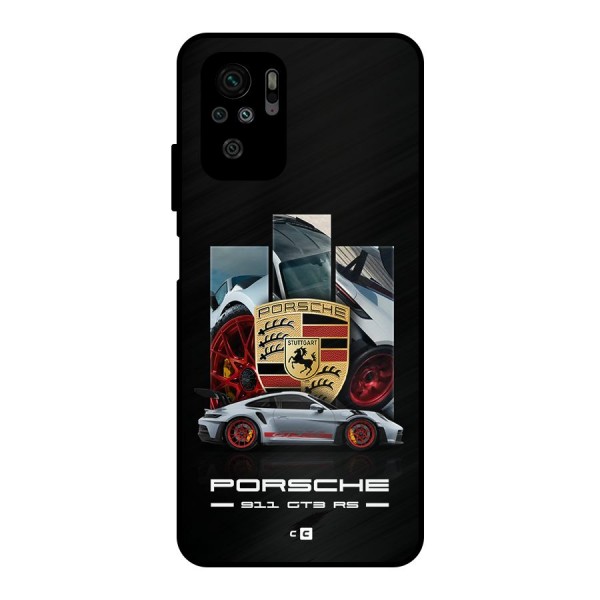 Magnificent Supercar Metal Back Case for Redmi Note 10