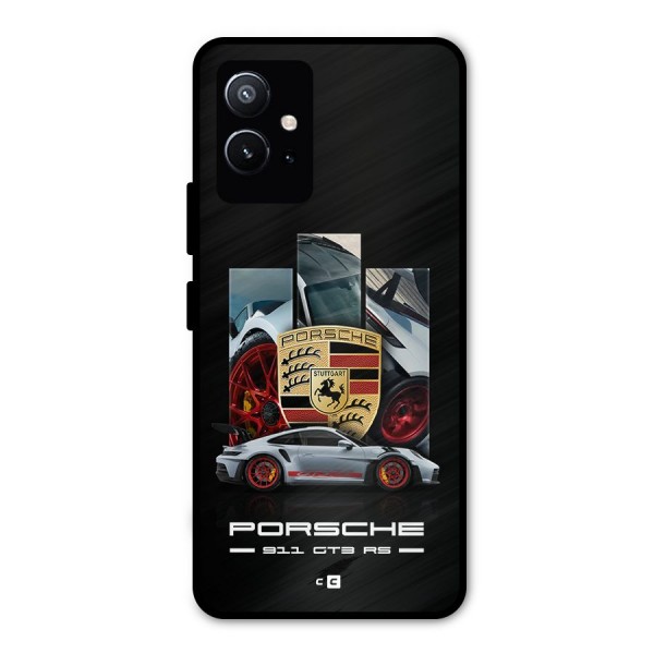 Magnificent Supercar Metal Back Case for Vivo T1 5G